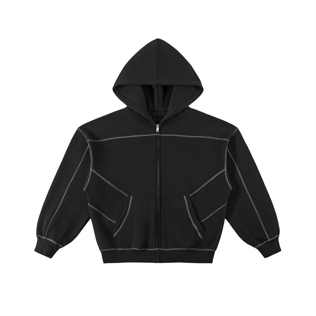 GWAE Boxy Fleece Zip Hoodie