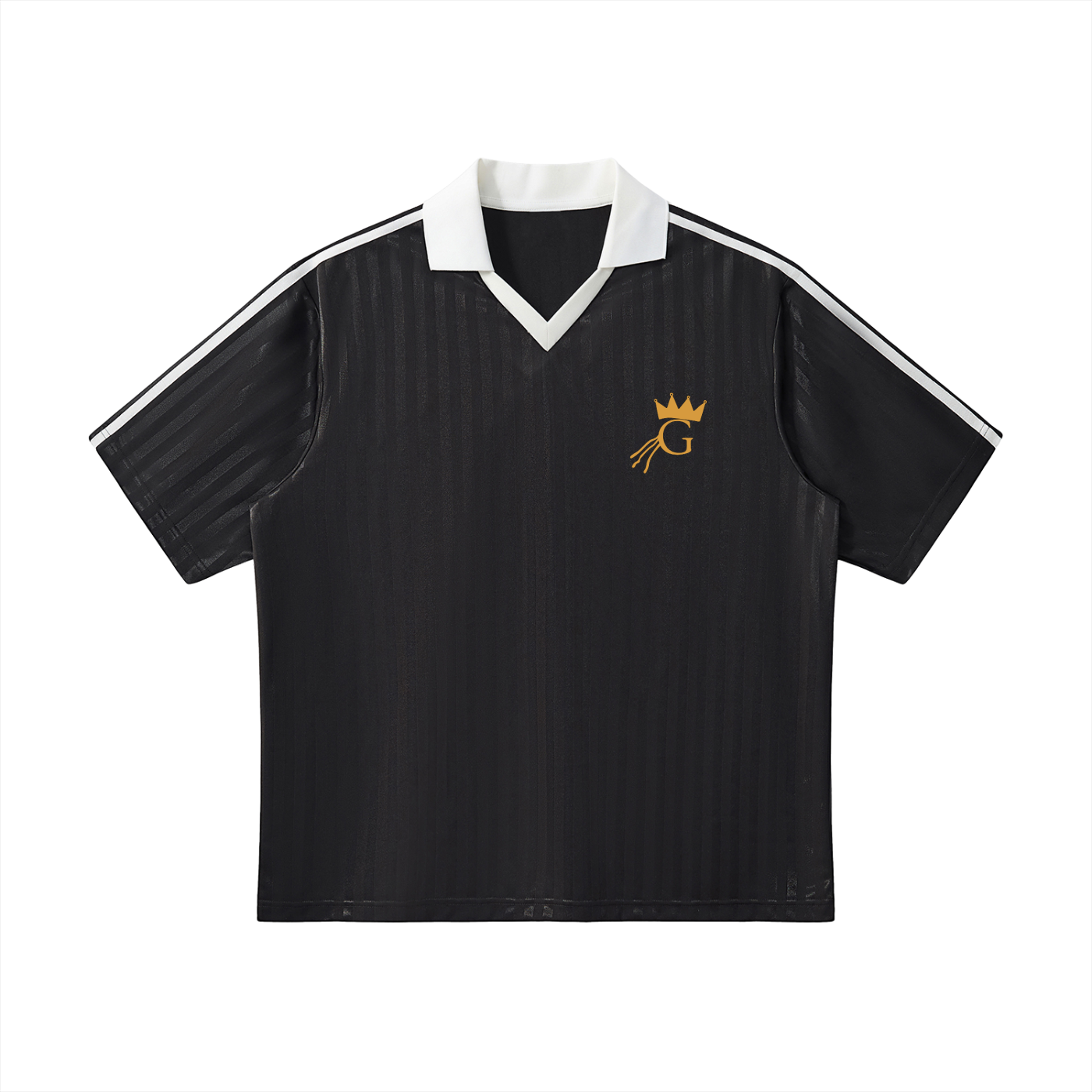 GWAE Collar Striped Soccer Jersey