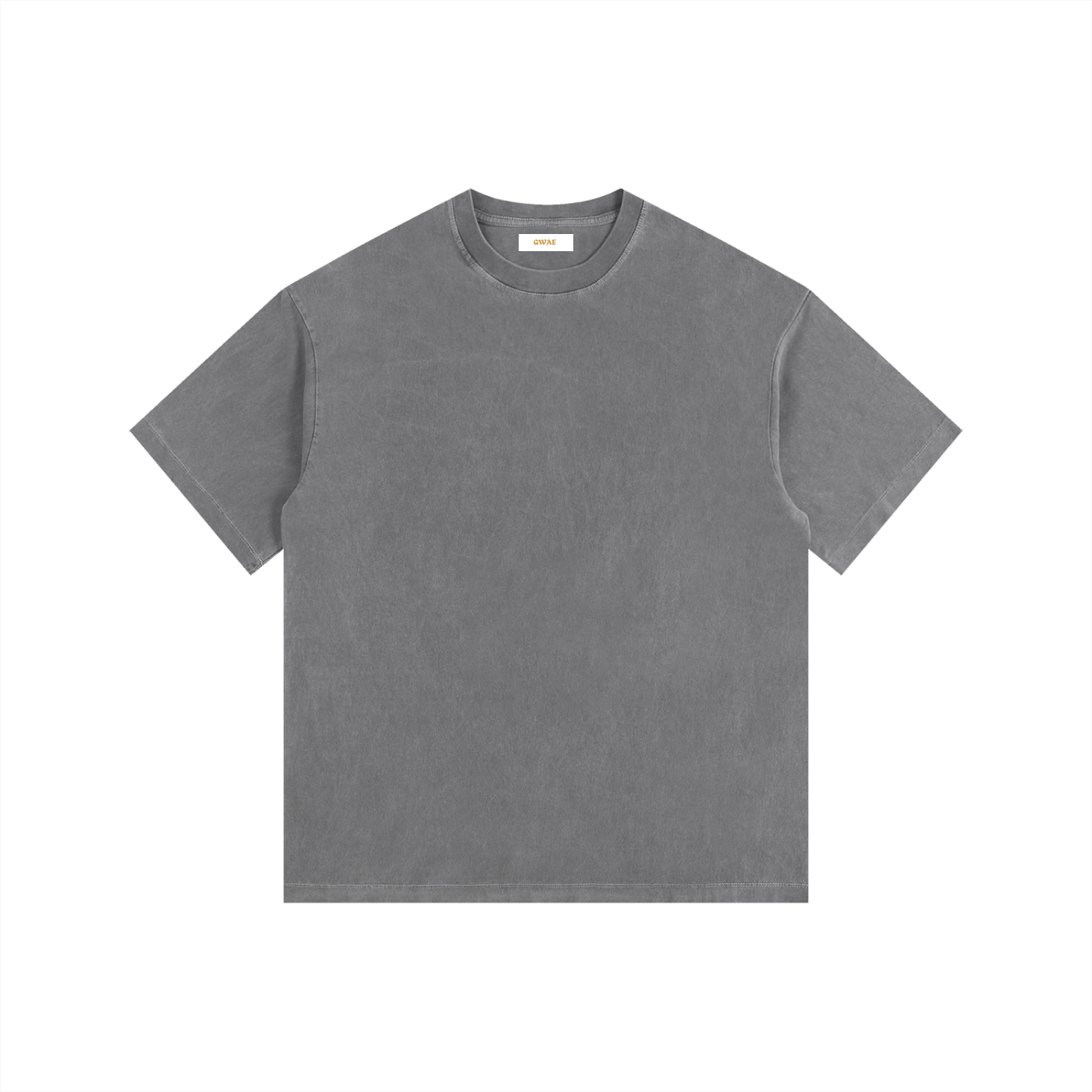 Plain GWAE Vintage Washed Oversized Cotton T-Shirt
