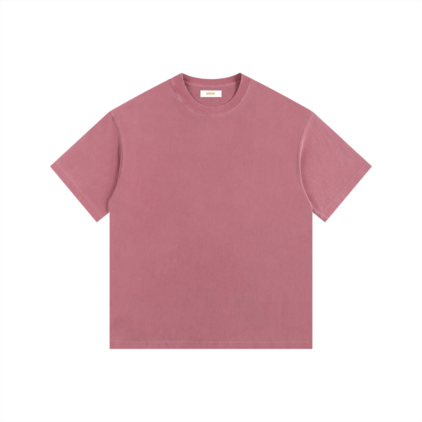 Plain GWAE Vintage Washed Oversized Cotton T-Shirt