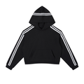 GWAE Side Stripe Cropped Hoodie