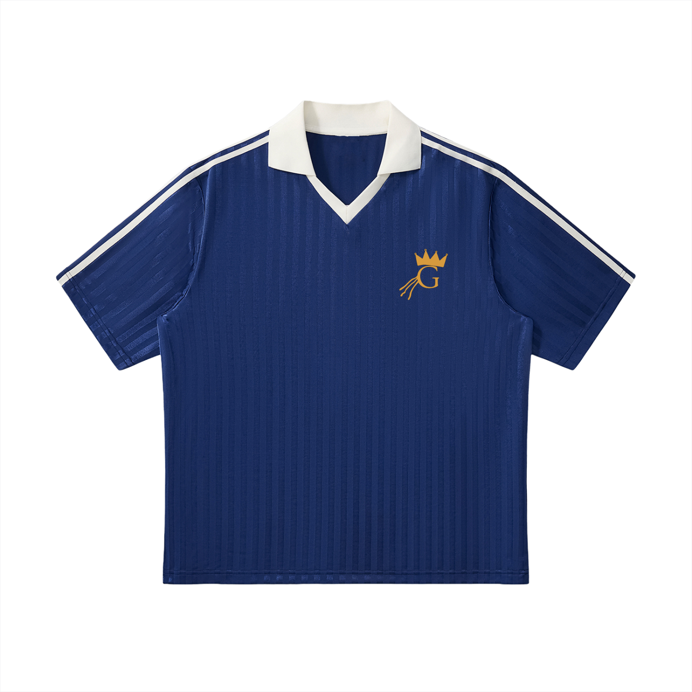 GWAE Collar Striped Soccer Jersey