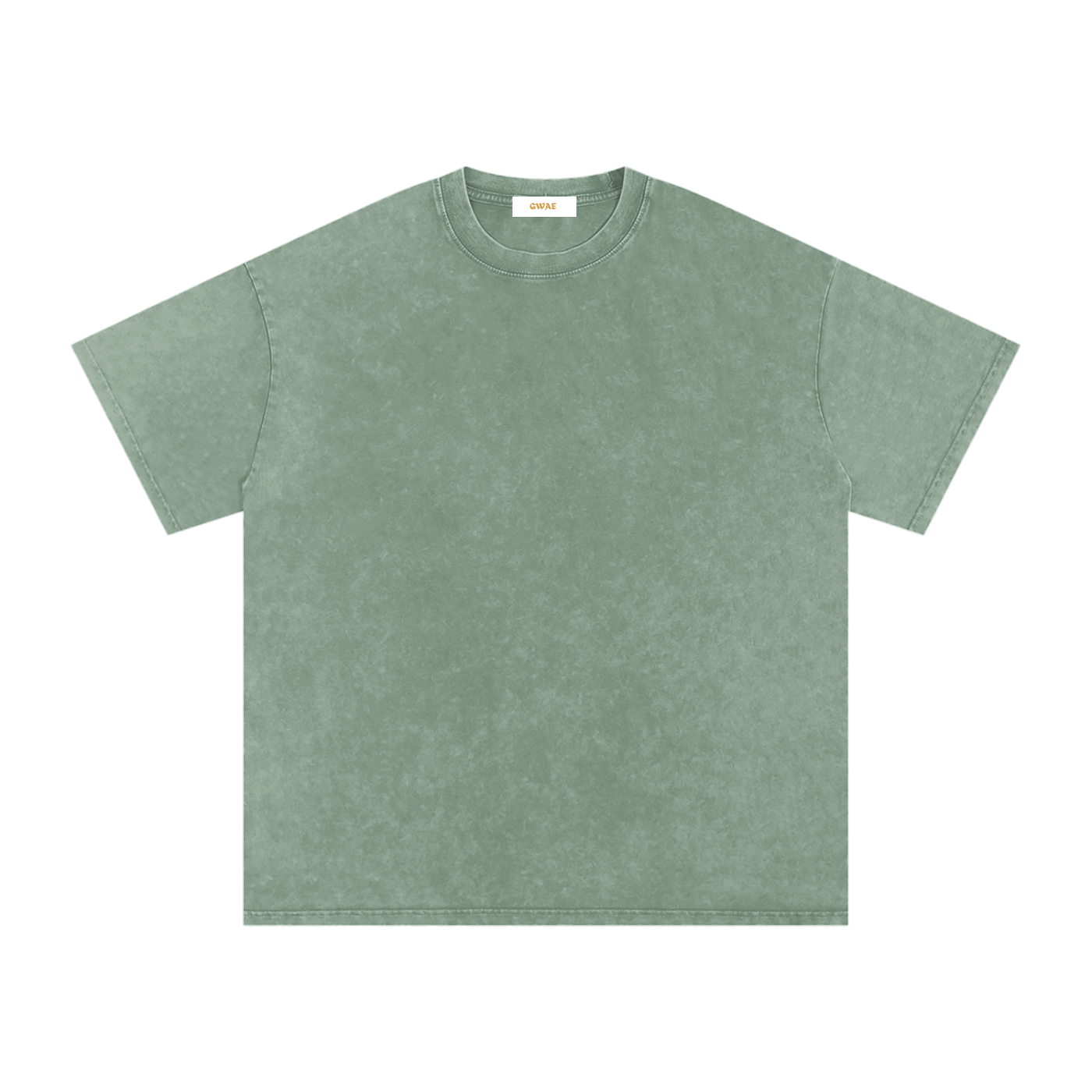 Plain GWAE Snow Washed Oversized Cotton T-Shirt