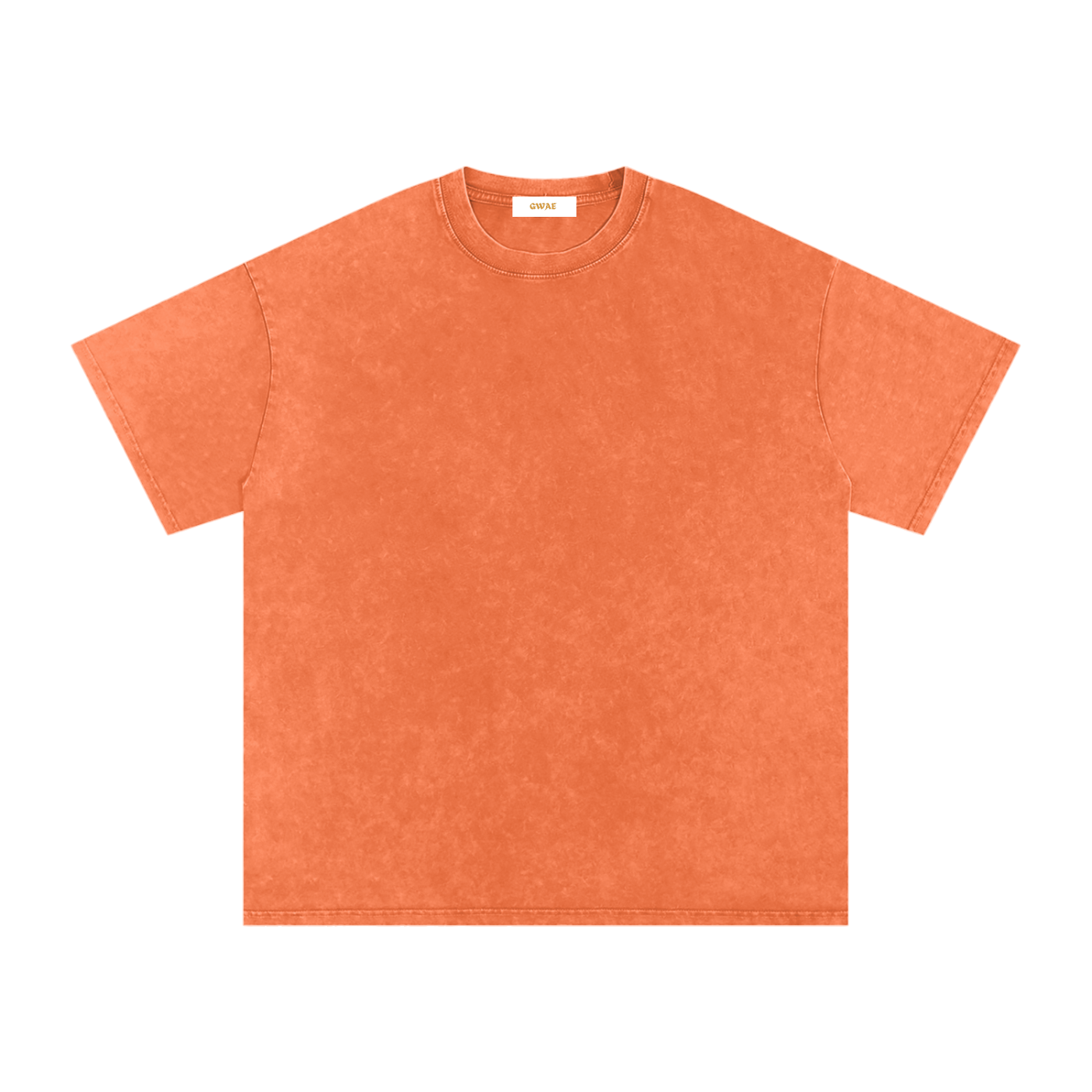 Plain GWAE Snow Washed Oversized Cotton T-Shirt