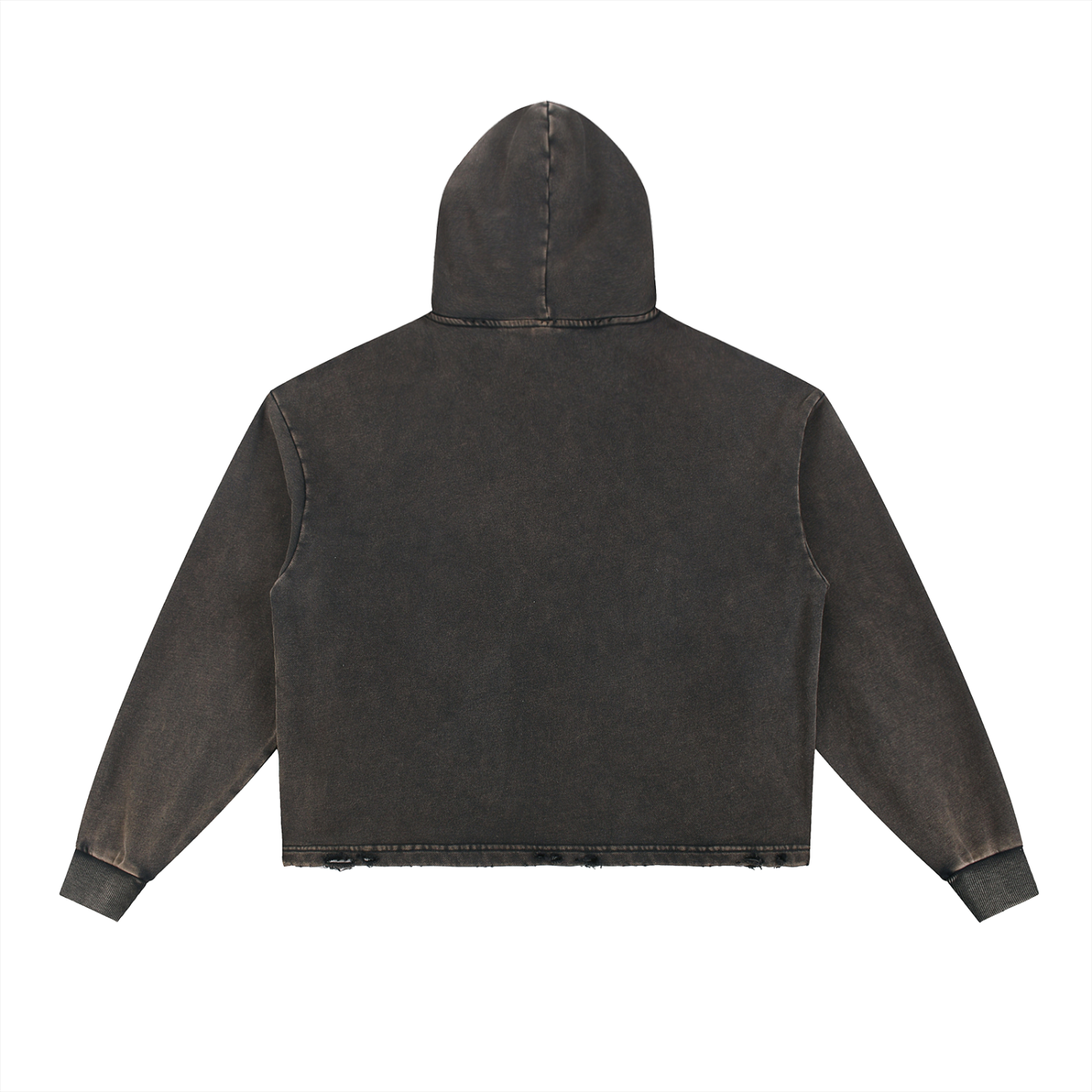 GWAE Frayed-Hem Hoodie