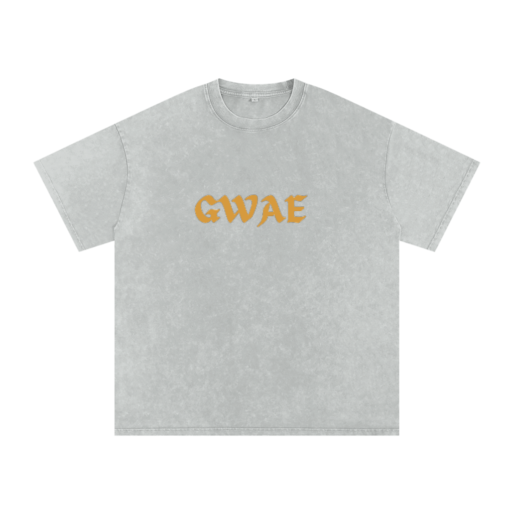 GWAE Snow Washed Oversized Cotton T-Shirt