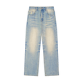 Plain GWAE Sun Fade Raw Hem Denim Jeans