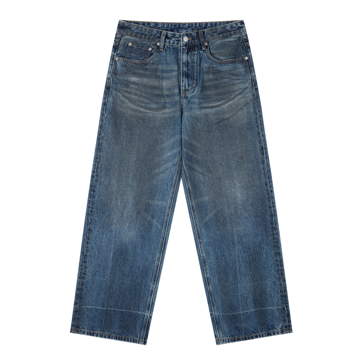 Plain GWAE Baggy Denim Jeans