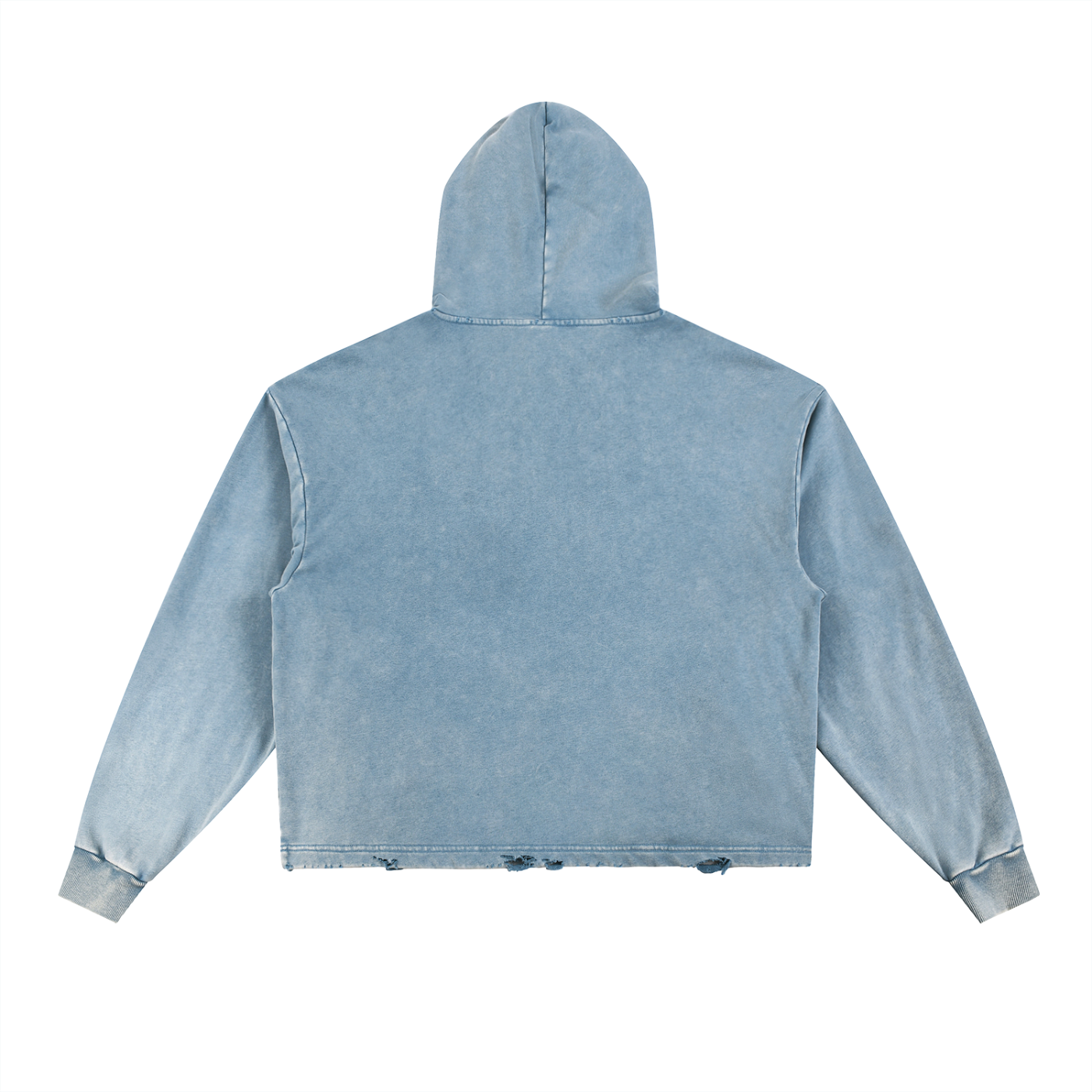 GWAE Frayed-Hem Hoodie