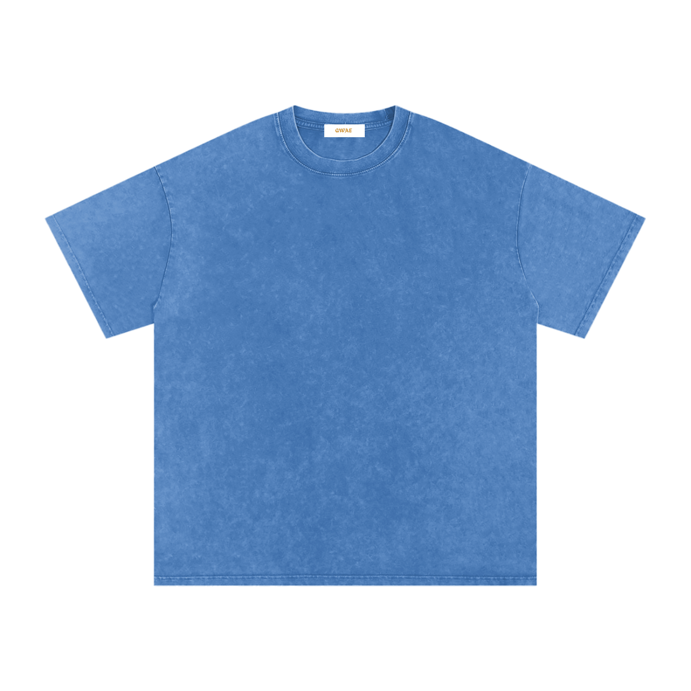 Plain GWAE Snow Washed Oversized Cotton T-Shirt