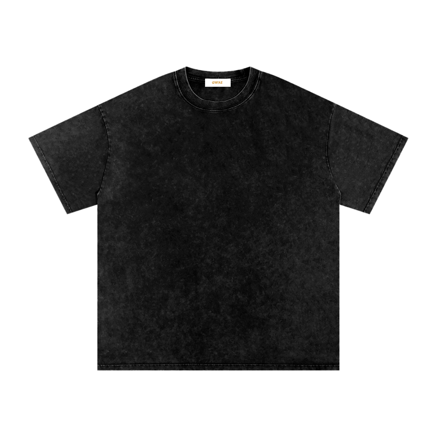 Plain GWAE Snow Washed Oversized Cotton T-Shirt