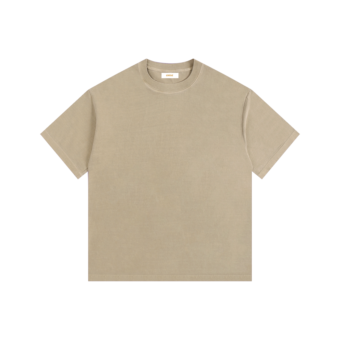 Plain GWAE Vintage Washed Oversized Cotton T-Shirt