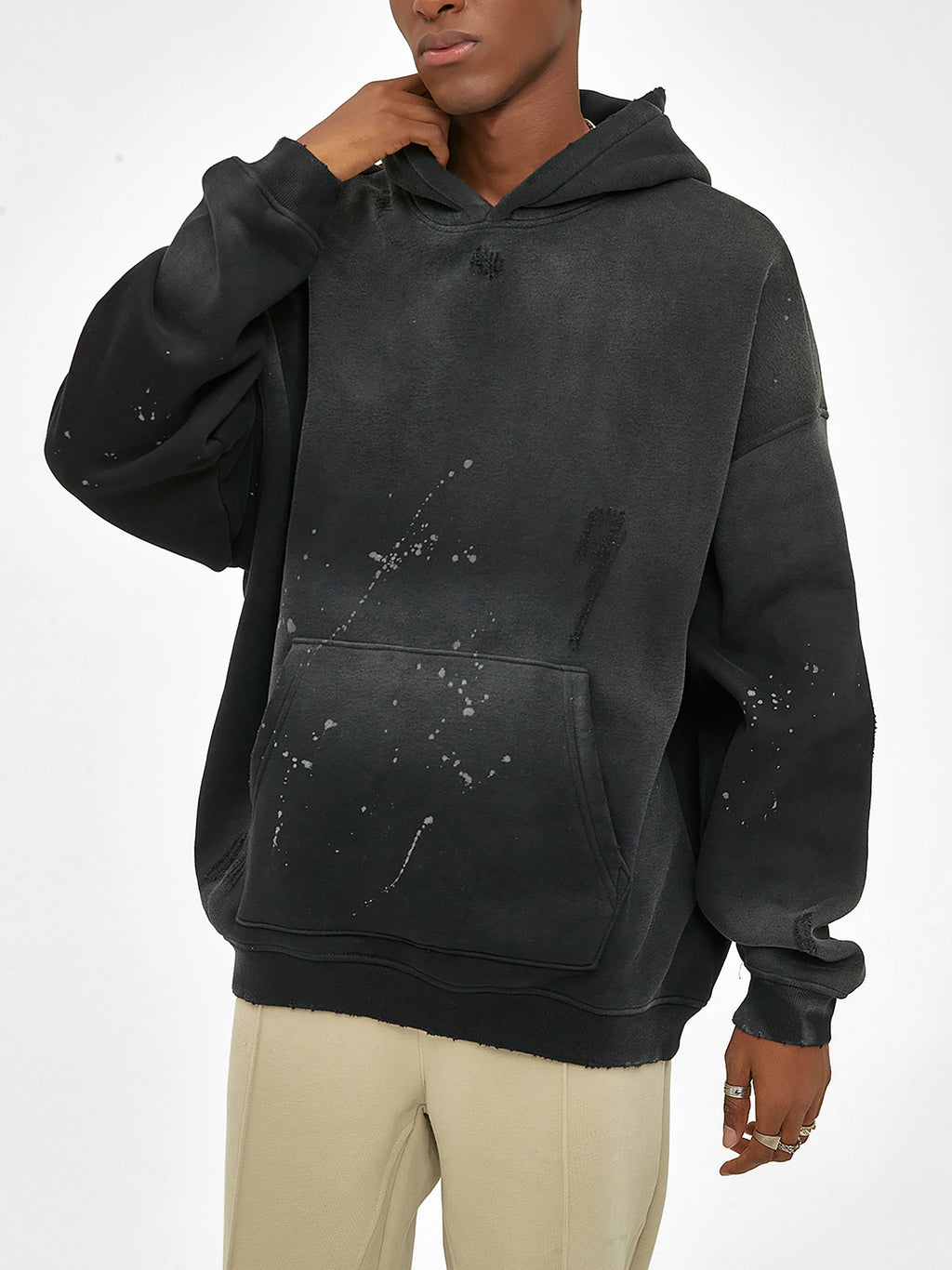 GWAE Frayed Fleece Hoodie