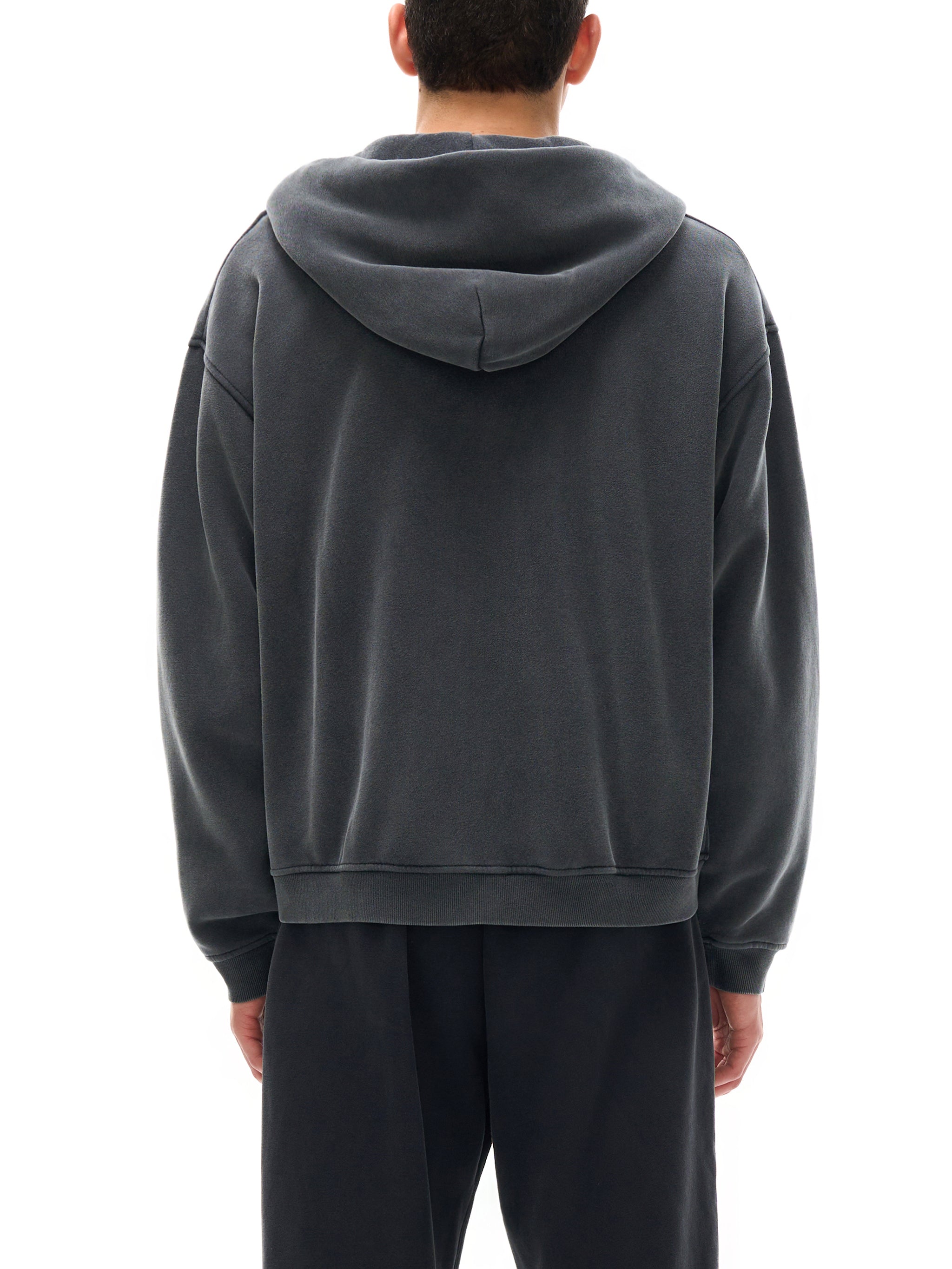 GWAE Zip-Through Boxy Fleece Hoodie