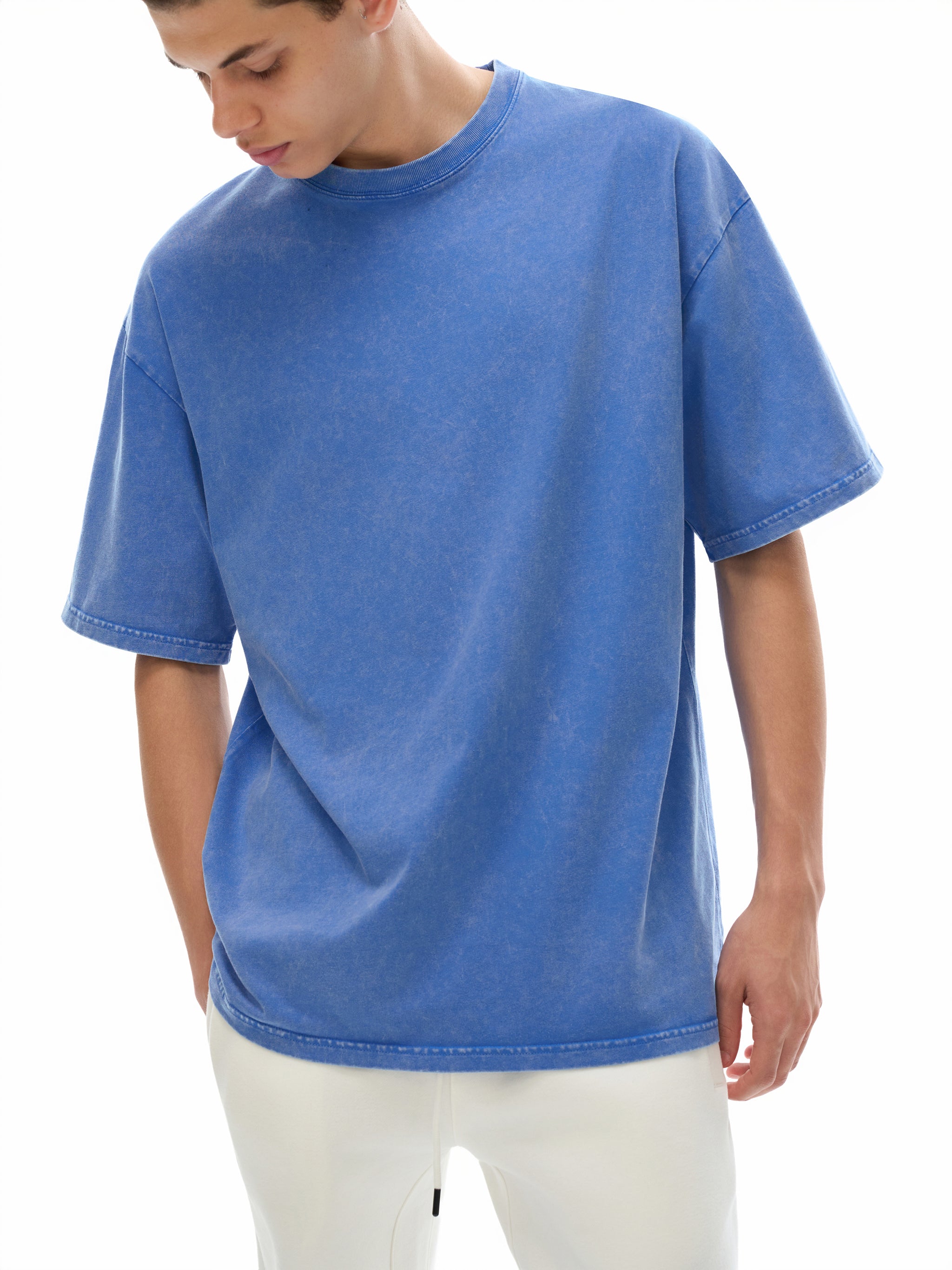 GWAE Snow Washed Oversized Cotton T-Shirt