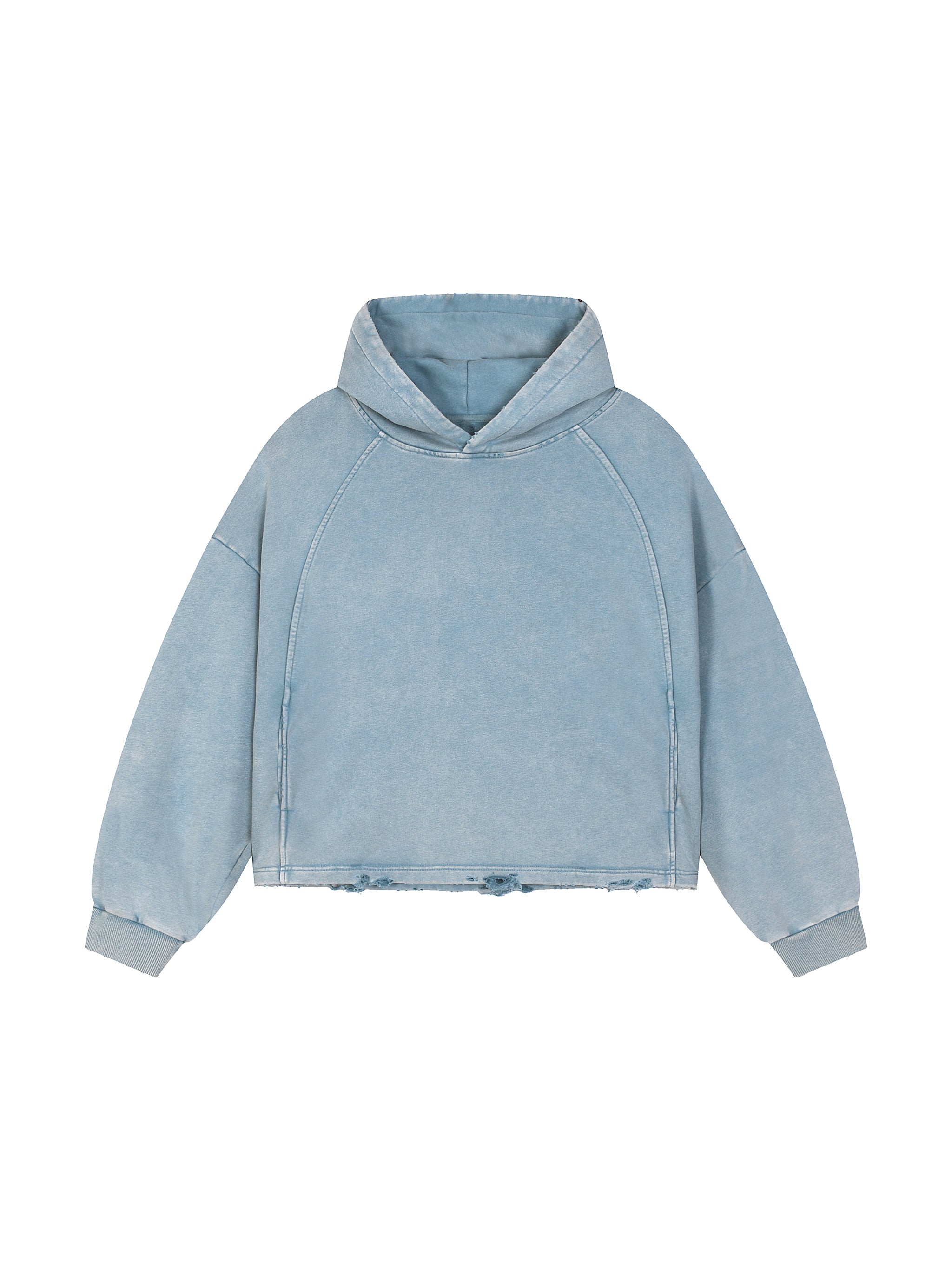 GWAE Frayed-Hem Hoodie