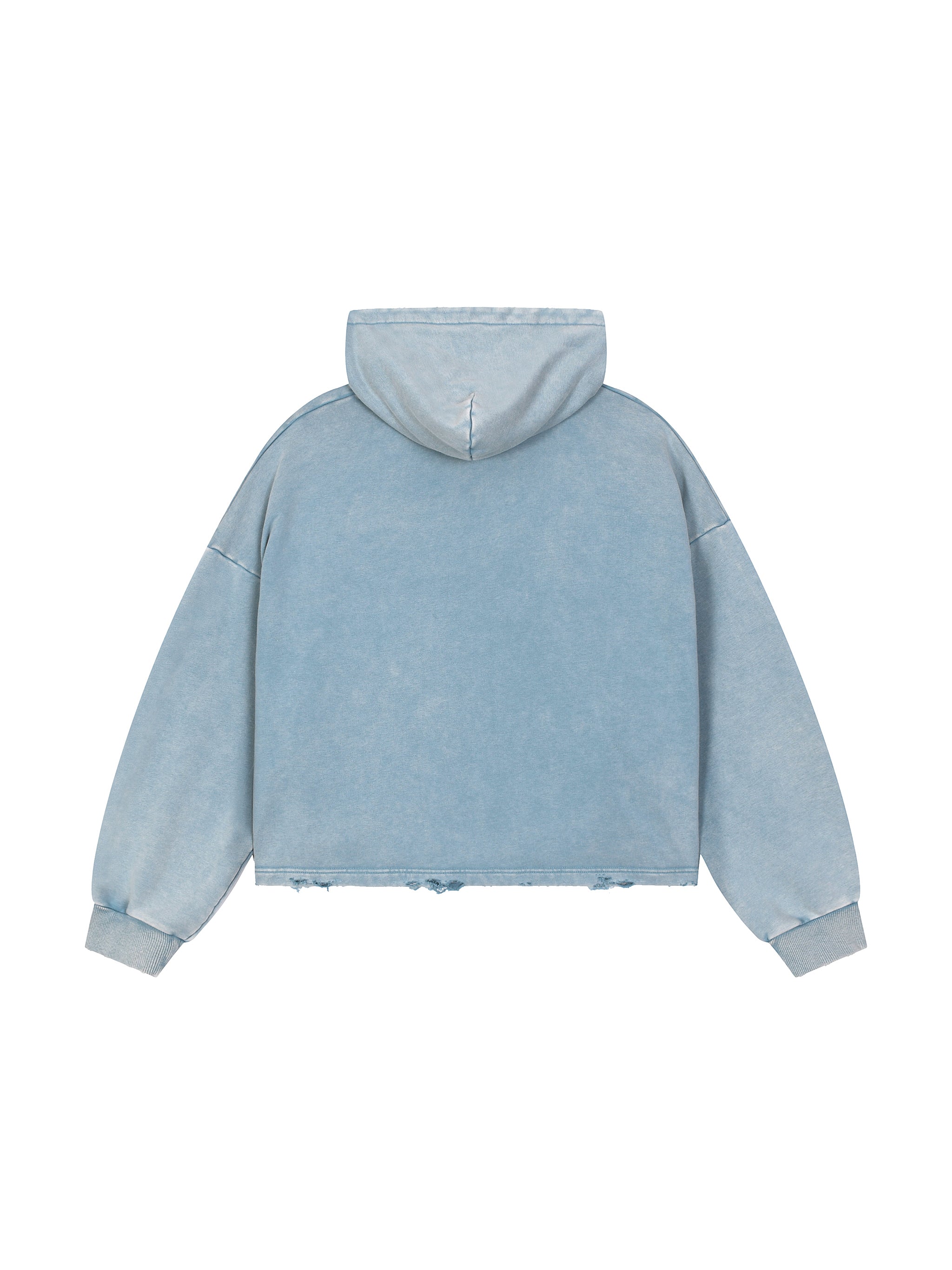 GWAE Frayed-Hem Hoodie