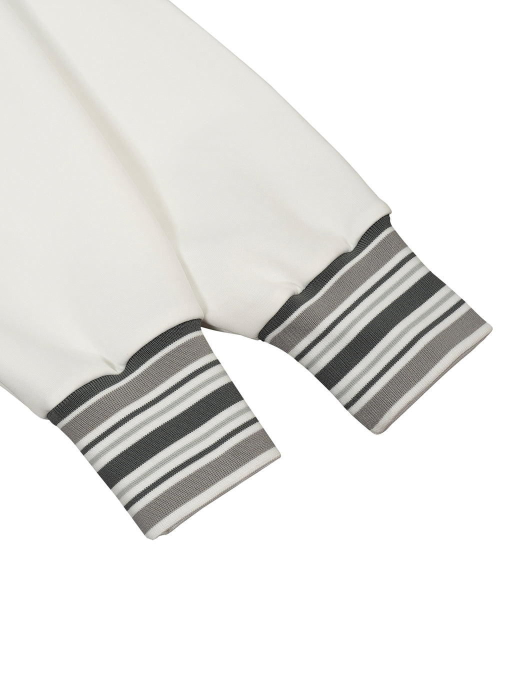 GWAE Striped Rib Collar Zip Jacket