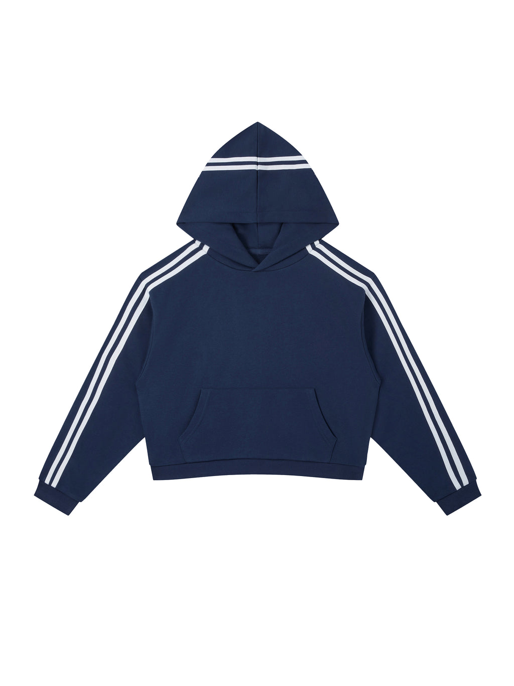 GWAE Side Stripe Cropped Hoodie