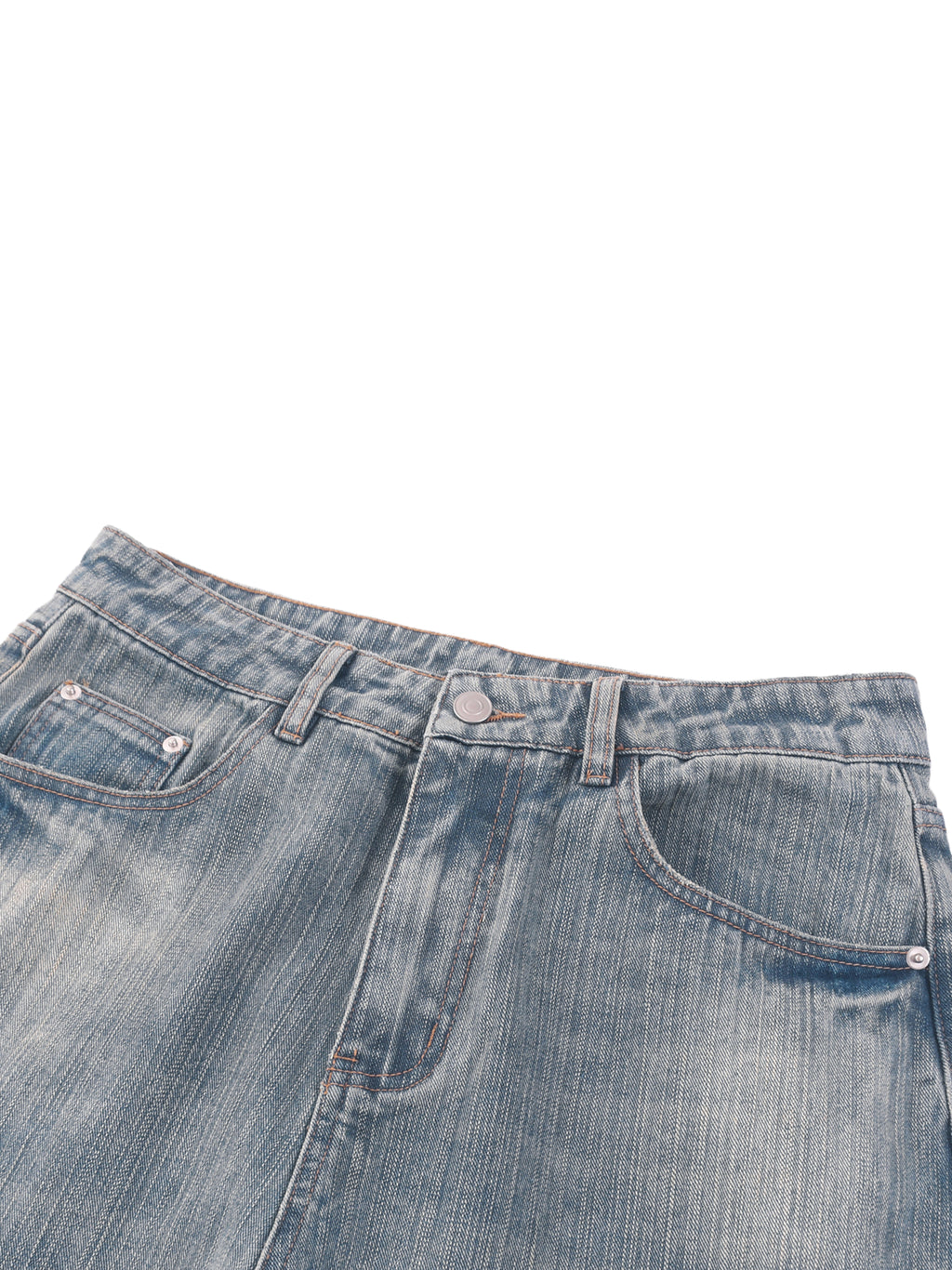 GWAE Vintage Wash Distressed Denim Jeans