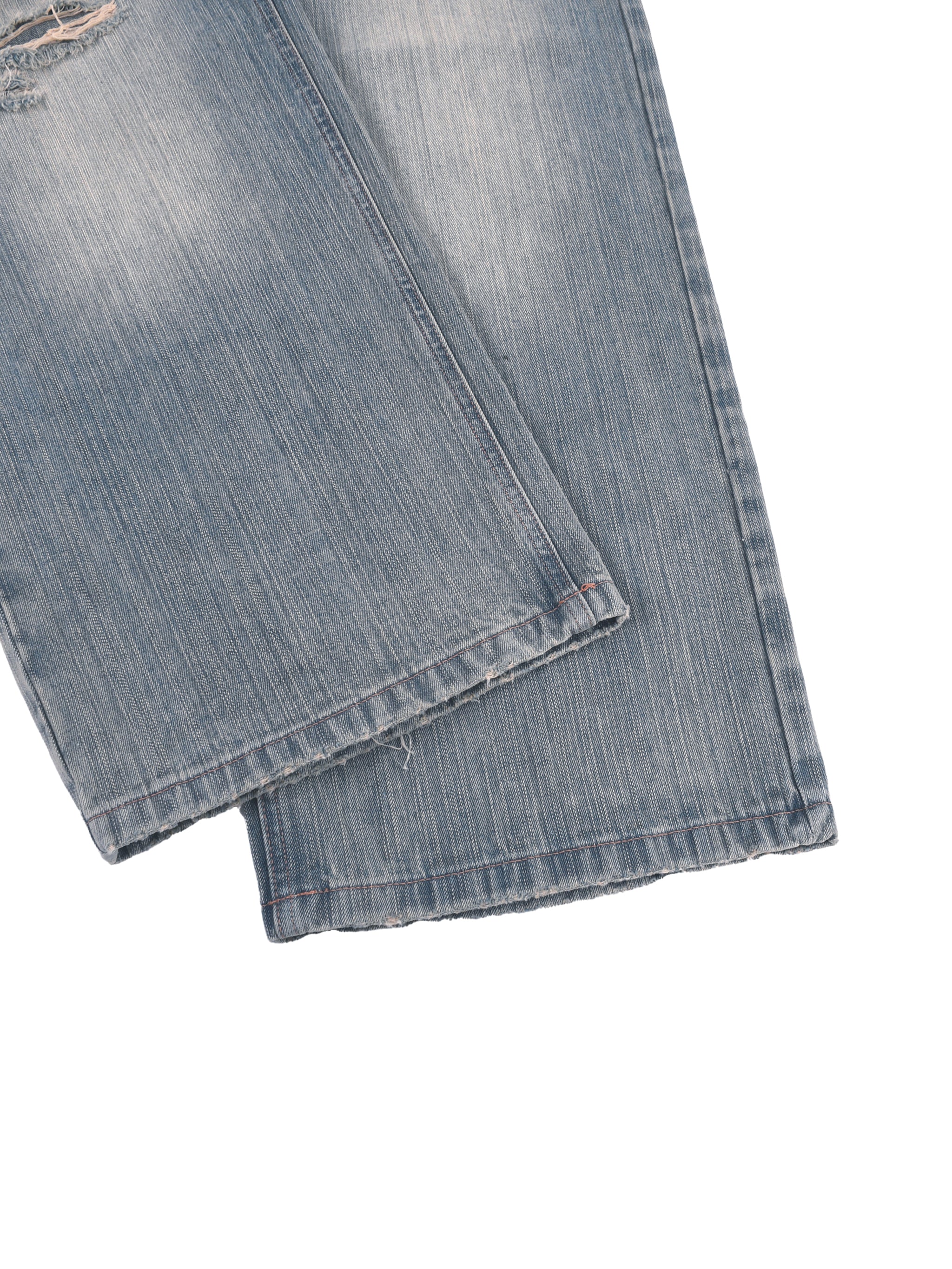 GWAE Vintage Wash Distressed Denim Jeans
